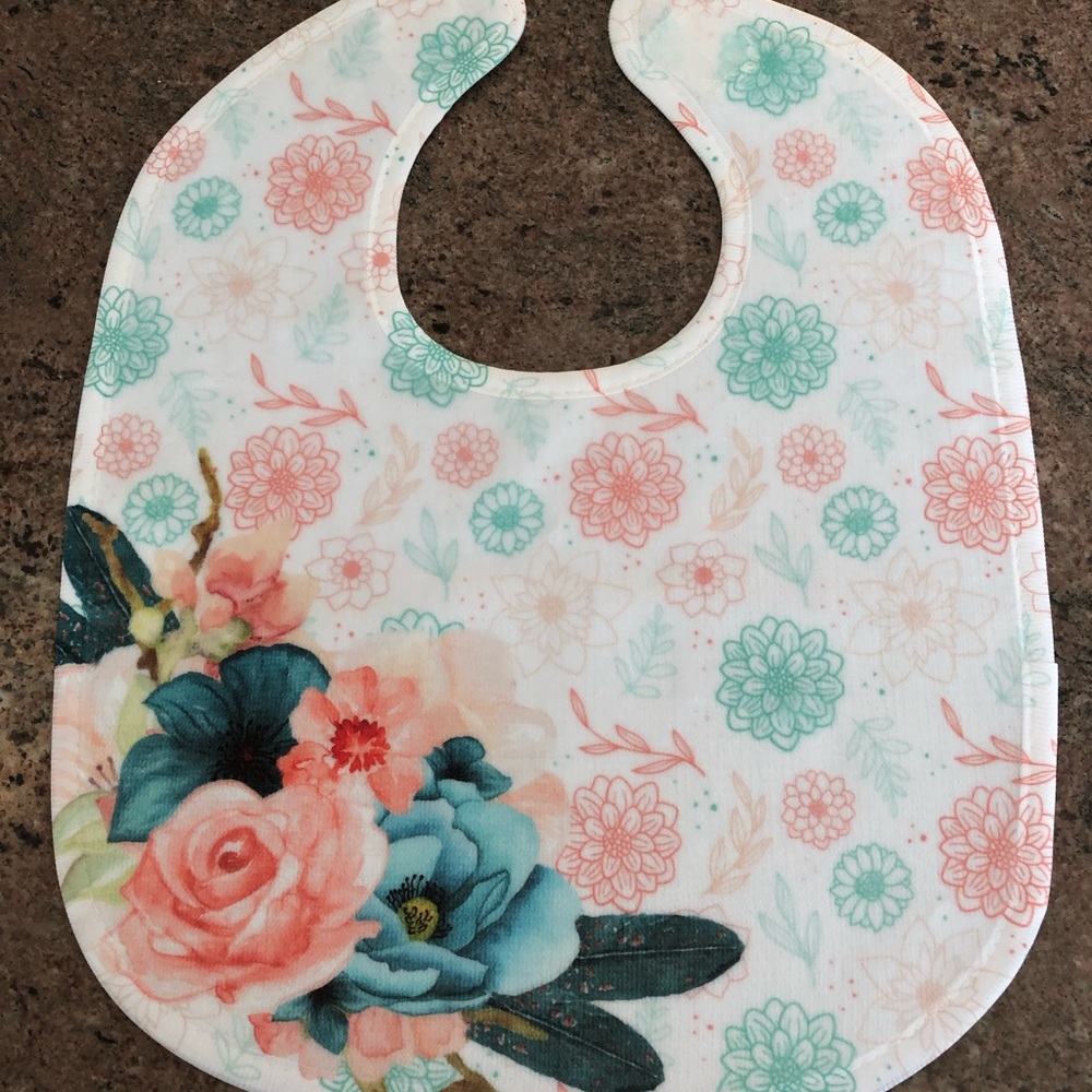 Floral Baby Bib